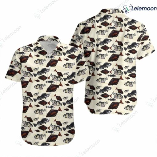 Alaskan Halibut Hawaiian Shirt