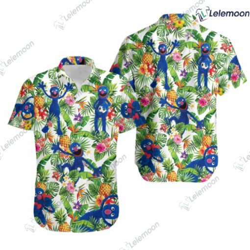 Animal Muppet Pineapple Tropical Hawaiian Shirt