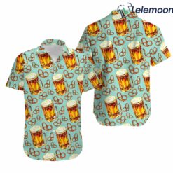 Beer And Pretzel Hawaiian Shirt