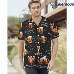 Beer Born To Drink Hawaiian Shirt $34.95