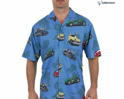 Blue-Classic-Cars-Button-Down-Hawaiian-Shirt-1