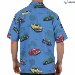 Blue Classic Cars Button Down Hawaiian Shirt $34.95