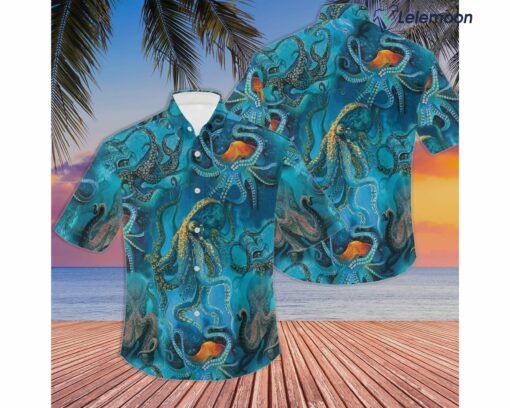 Blue-Ocean-Octopus-Hawaiian-Shirt-1