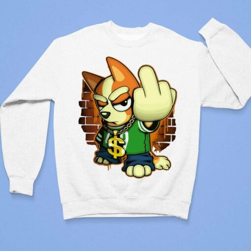 Bluey Gangster Shirt, Hoodie, Sweatshirt, Women Tee $19.95 Bluey Gangster Shirt 3 1