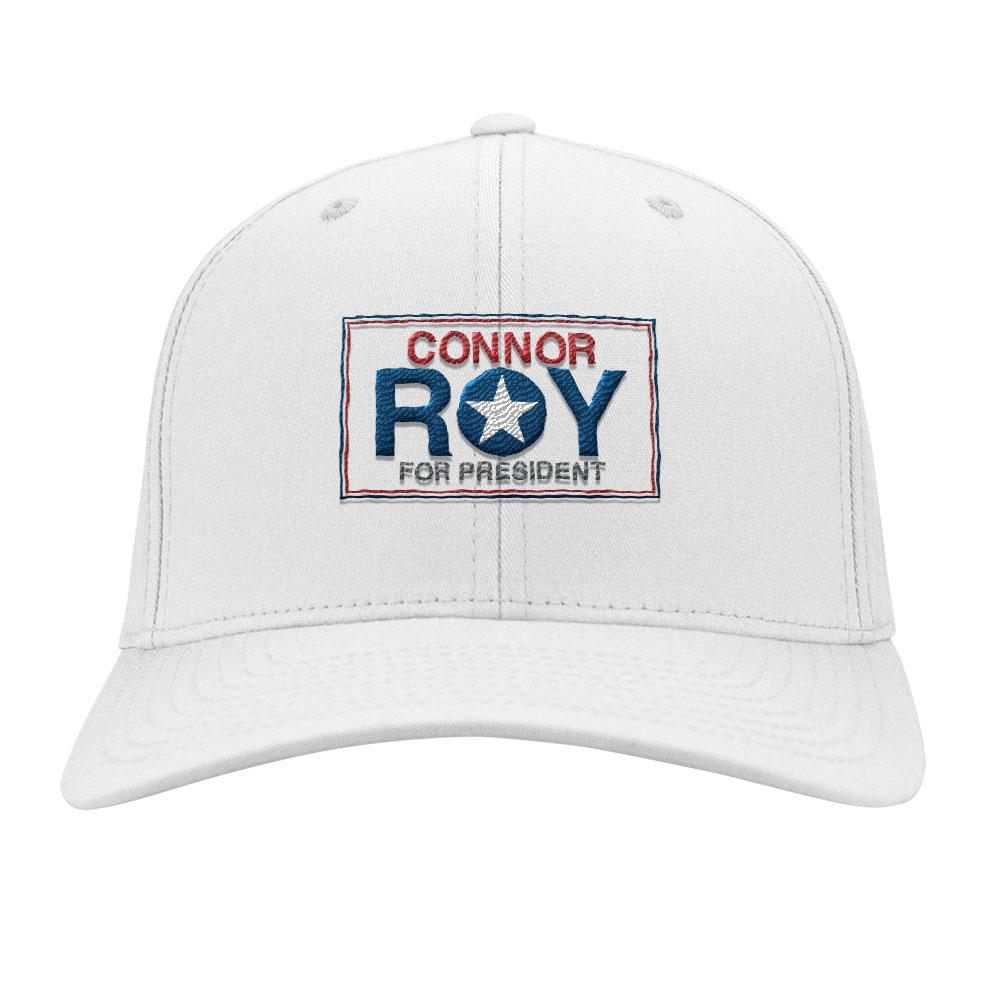 Connor Roy For President Embroidery Hat - Lelemoon