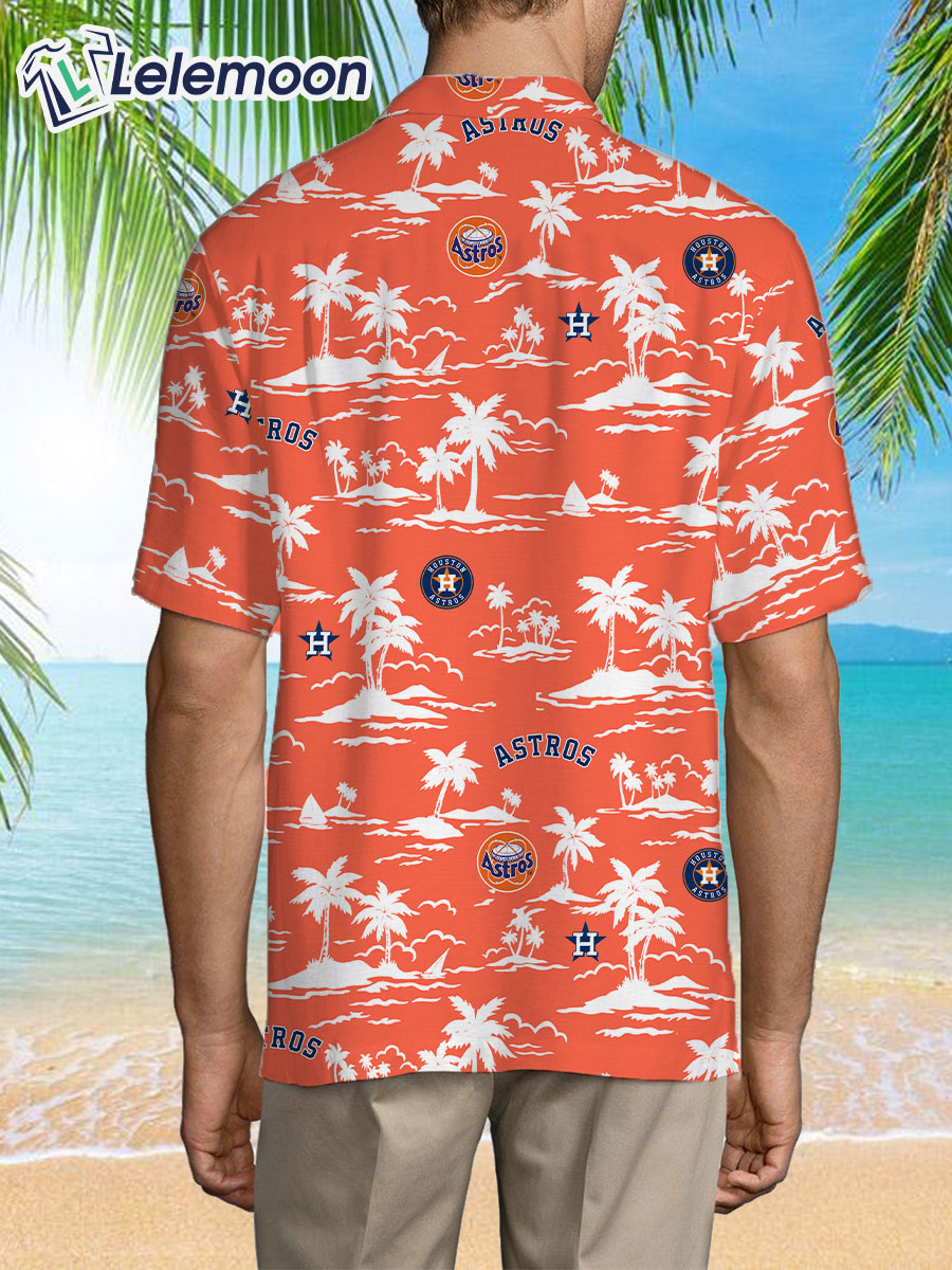 Houston Astros MLB Personalized Palm Tree Hawaiian Shirt - Growkoc