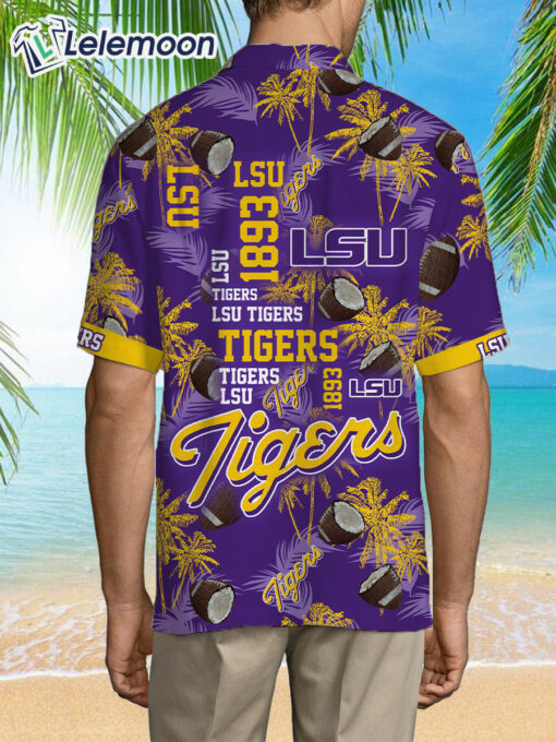 LSU Tigers Football Hawaiian Shirt $34.95 Burgerprint Endas Lele LSU Tigers football hawaiian shirt 8
