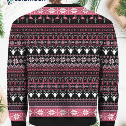 Flamingo On The Naughty List And I Regret Nothing Christmas Sweater $41.95