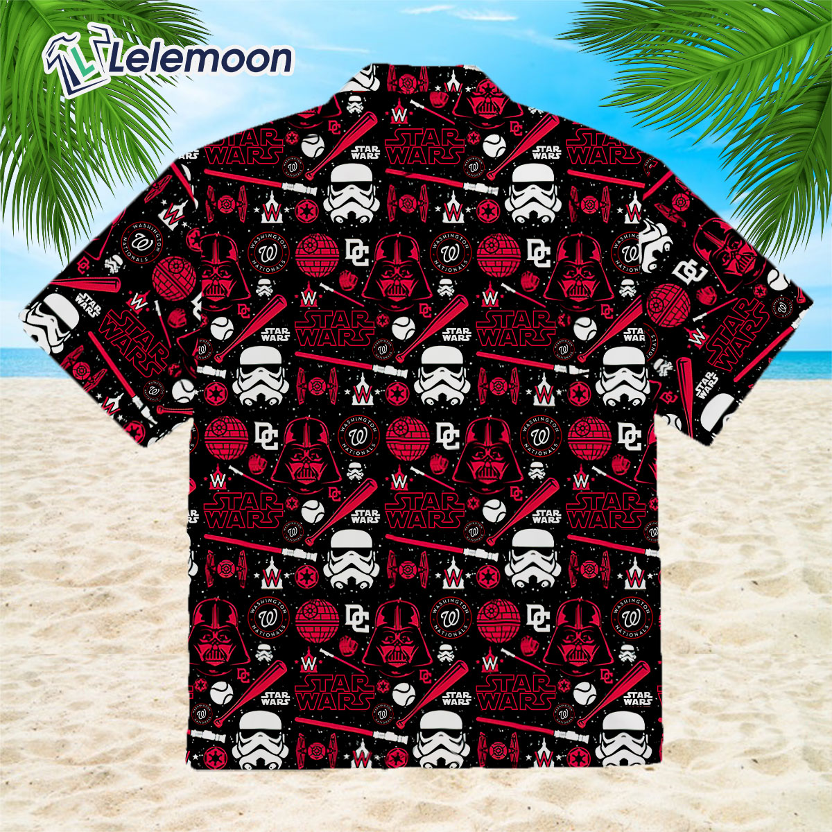 Washington Nationals MLB Hawaiian Shirt Sun Rays Aloha Shirt