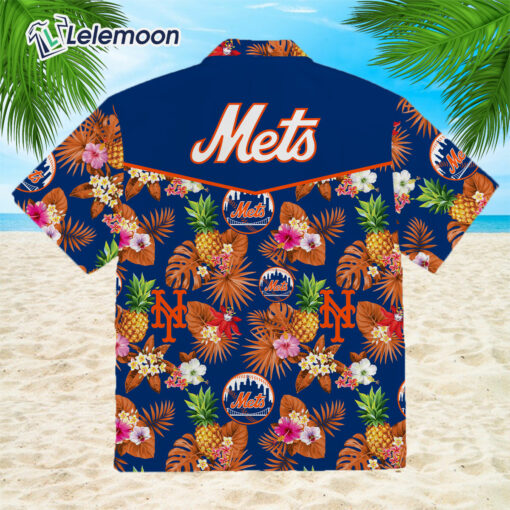 New York Mets Pineapple Hawaiian Shirt $34.95