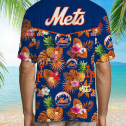 New York Mets Pineapple Hawaiian Shirt $34.95