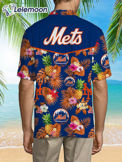 New York Mets Pineapple Hawaiian Shirt $34.95