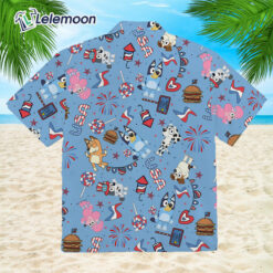 Bluey 4th Of July Hawaiian Shirt $34.95