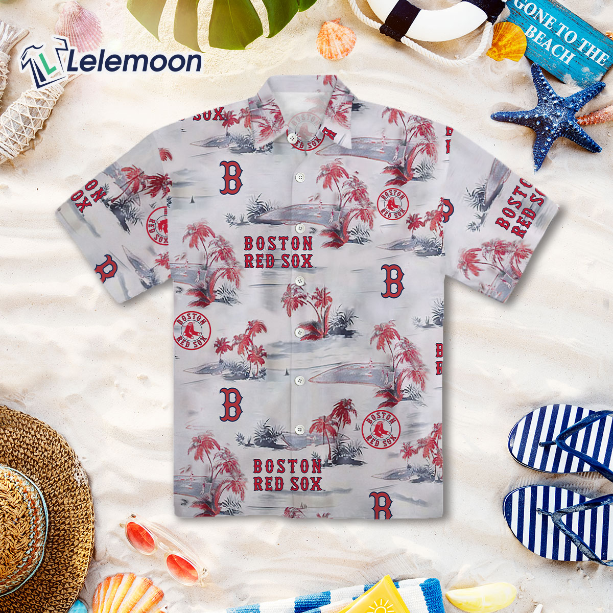 red sox collared shirt