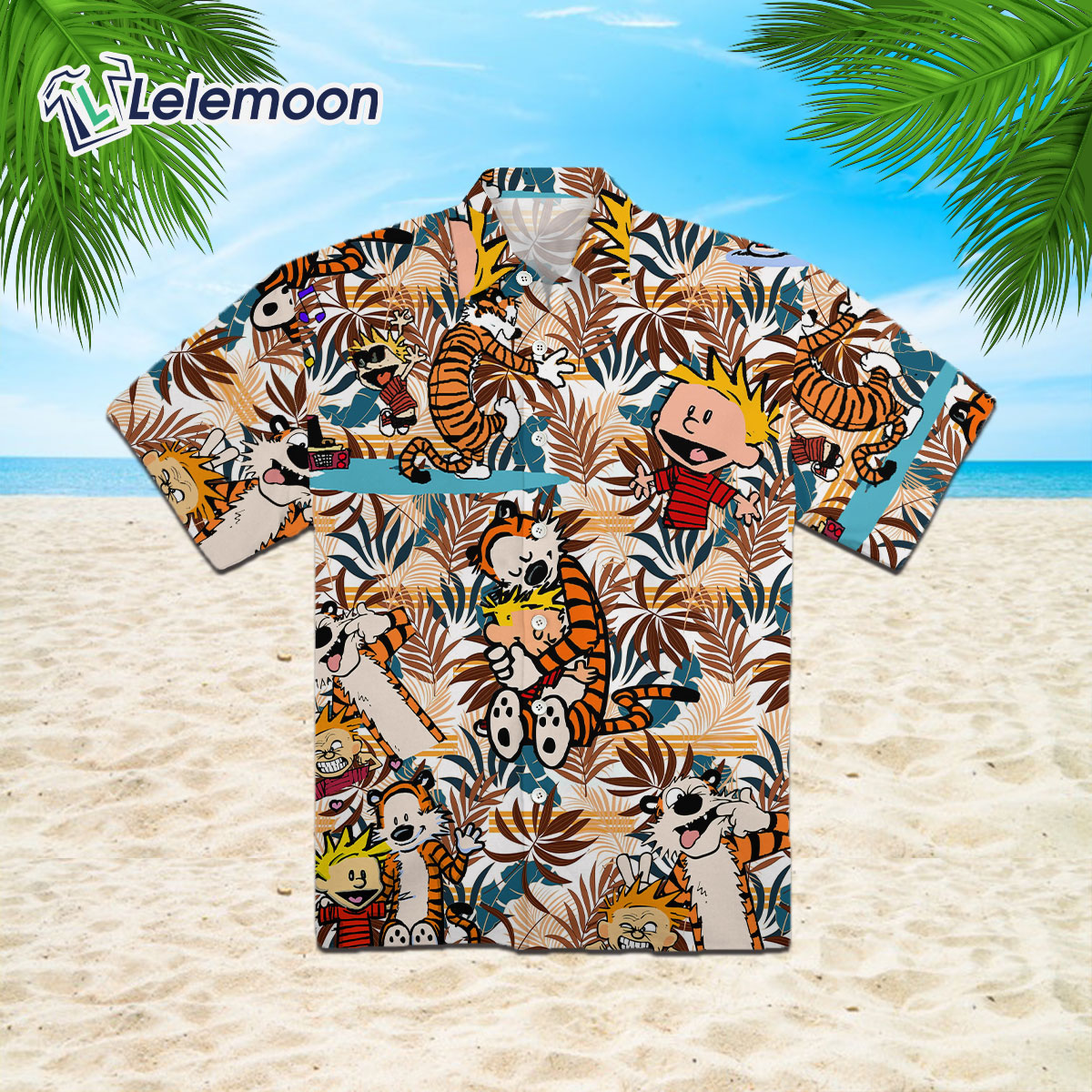 Calvin And Hobbes Summer Hawaiian Shirt
