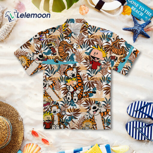 Calvin And Hobbes Summer Hawaiian Shirt