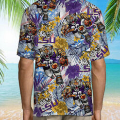 LSU Tropical Floral Hawaiian Shirt $34.95 Burgerprint Lele Endas LSU Tropical Floral Hawaiian Shirt 8