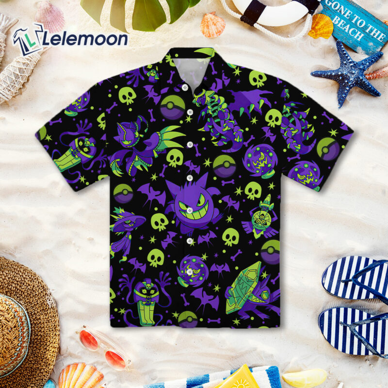 Gengar Hawaiian Shirt Gengar Hawaiian Shirt