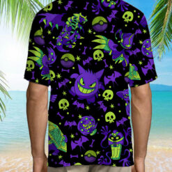 Gengar Hawaiian Shirt $34.95 Burgerprint Lele Gengar Hawaiian Shirt 8