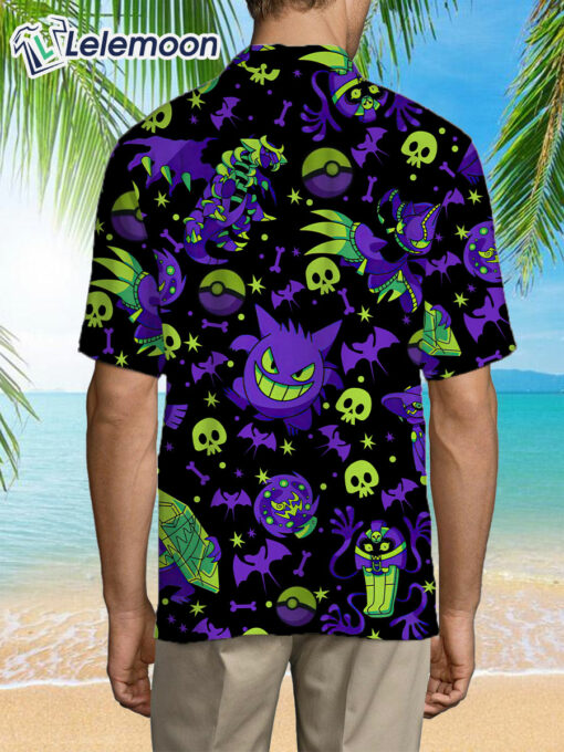 Gengar Hawaiian Shirt $34.95