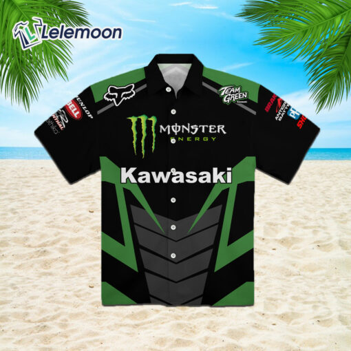 Kawasaki Racing Team Hawaiian Shirt