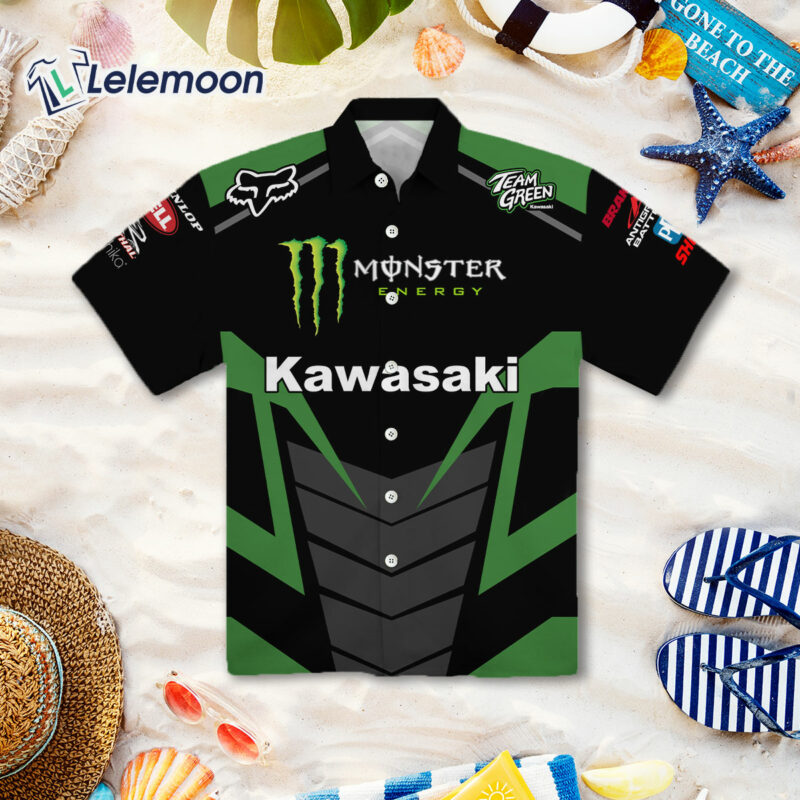 Kawasaki Racing Team Hawaiian Shirt Kawasaki Racing Team Hawaiian Shirt