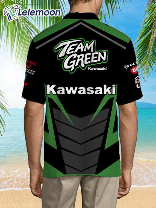Kawasaki Racing Team Hawaiian Shirt $34.95