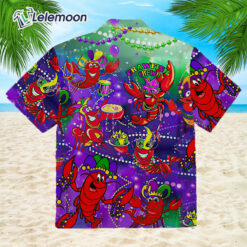 Mardi Gras Crawfish Crew Hawaiian Shirt $34.95
