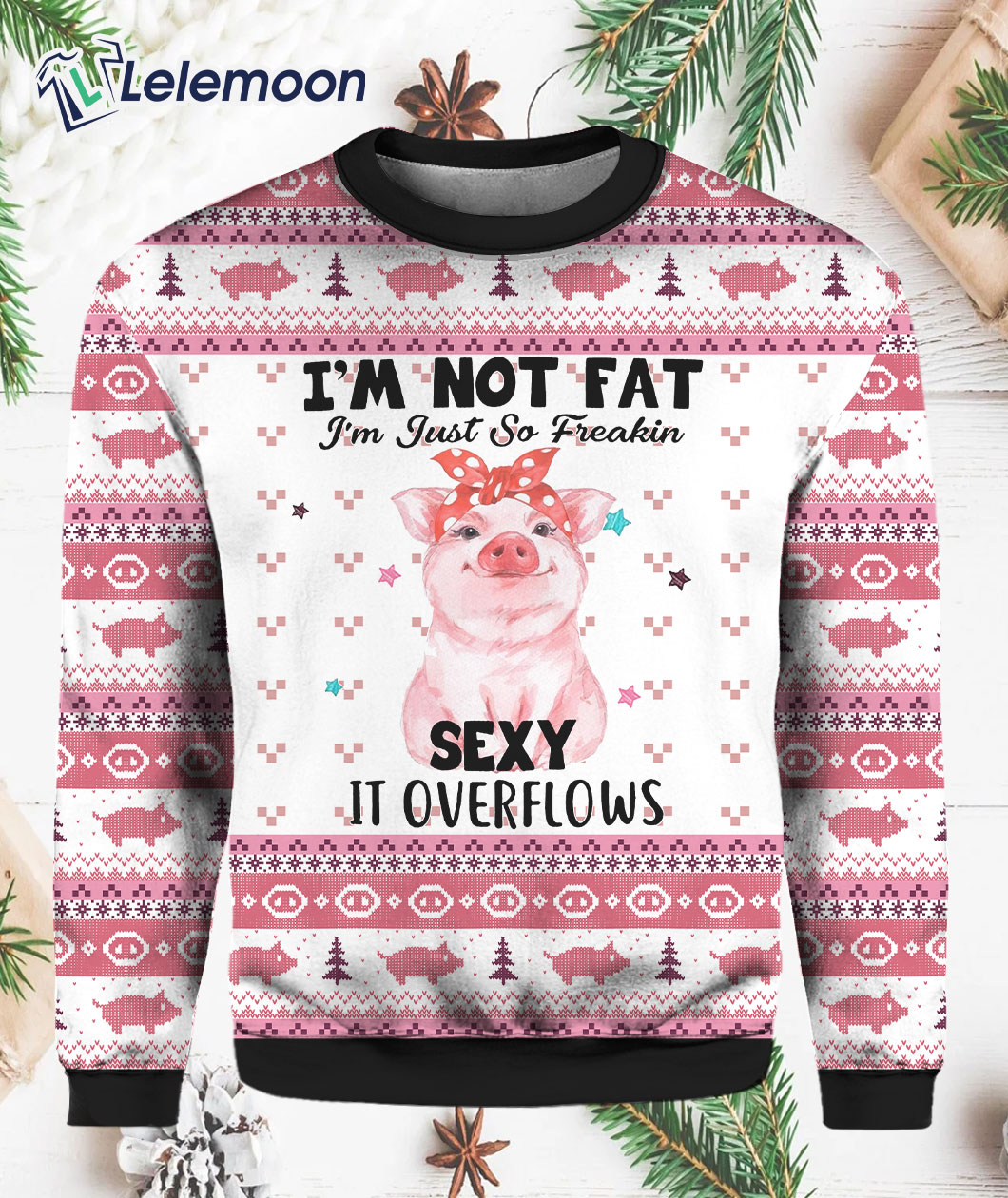 Fat best sale santa sweater