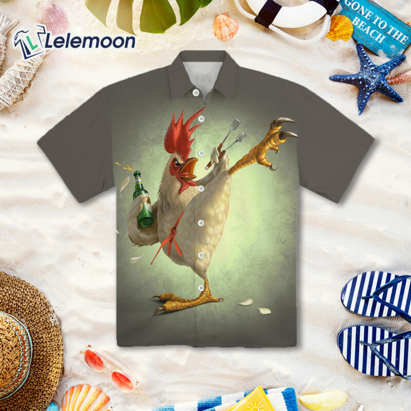 Rooster Kung Fu Hawaiian Shirt Rooster Kung Fu Hawaiian Shirt