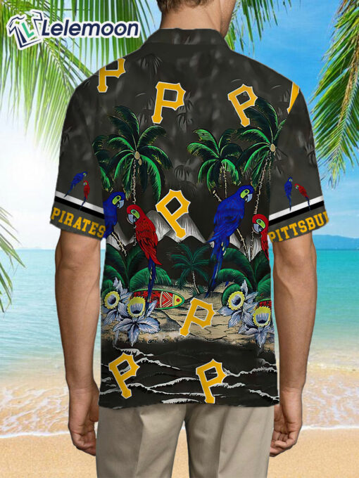 Pittsburgh Pirates Parrot Hawaiian Shirt $34.95