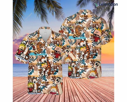 Calvin And Hobbes Summer Hawaiian Shirt