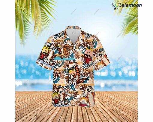 Calvin And Hobbes Summer Hawaiian Shirt $34.95