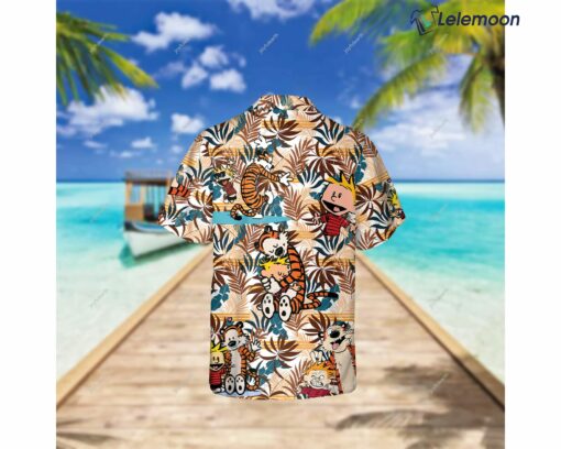 Calvin And Hobbes Summer Hawaiian Shirt $34.95