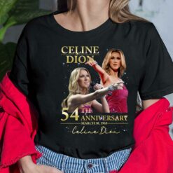 Celine Dion 54th Anniversary Shirt, Hoodie, Sweatshirt, Women Tee
