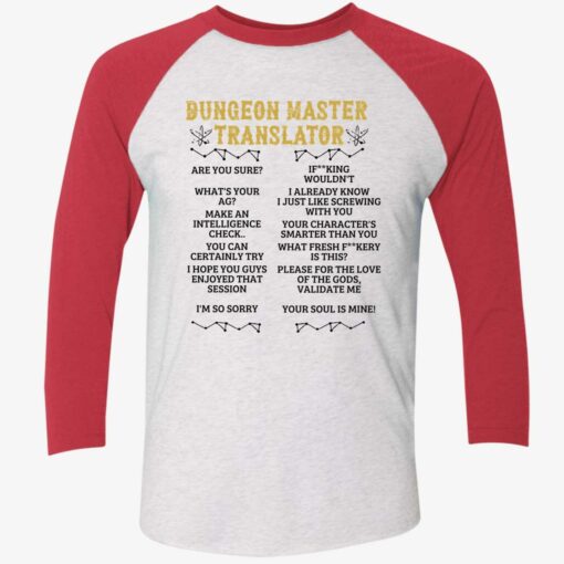Dungeon Master Trannslator Shirt, Hoodie, Sweatshirt, Women Tee $19.95