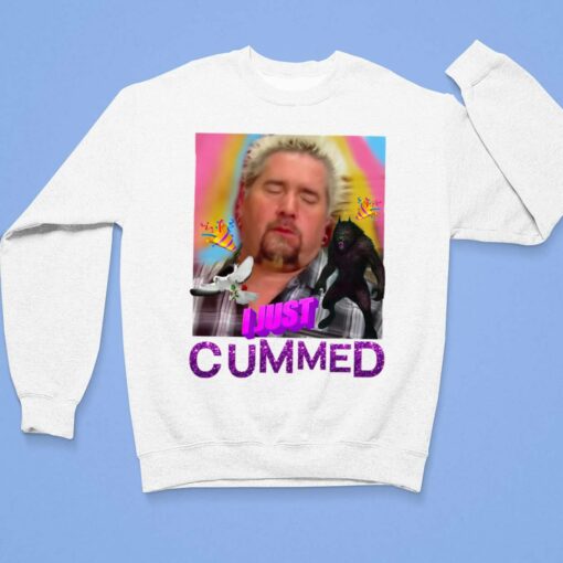 Flavortown Guy Fieri I Just Cummed Shirt, Hoodie, Sweatshirt, Women Tee $19.95