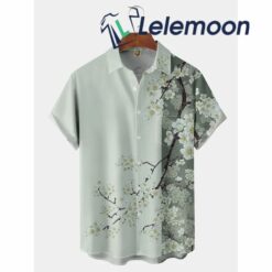 Floral Sakura Hawaiian Shirt