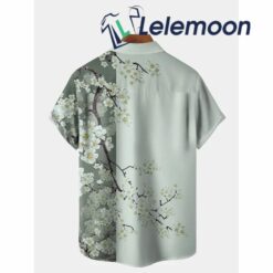 Floral Sakura Hawaiian Shirt $34.95