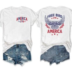 Free Bird 1776 America 4th Of July Shirt