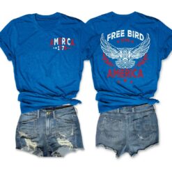 Free Bird 1776 America 4th Of July Shirt