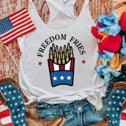 Freedom Fries 4th Of July Tank Top