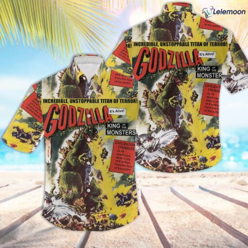 Godzilla King of Monsters Unisex Hawaiian Shirt