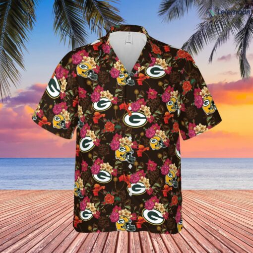 Green Bay Packers Hawaiian Shirt $34.95