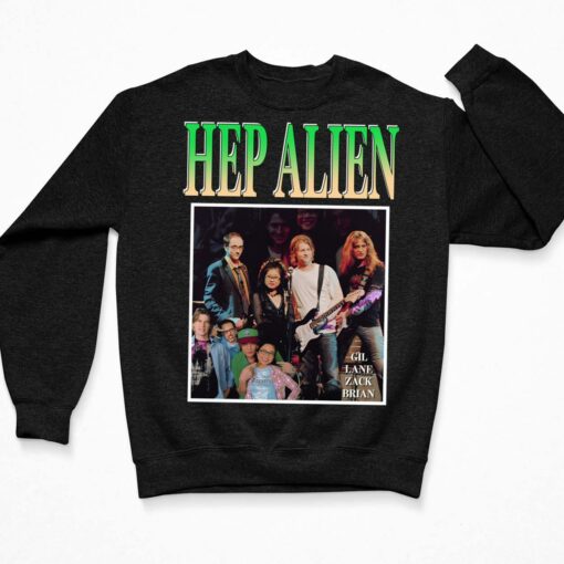 Hep Alien Gil Lane Zack Brian Shirt, Hoodie, Sweatshirt, Women Tee $19.95 Hep Alien Gil Lane Zack Brian Shirt 3 Black