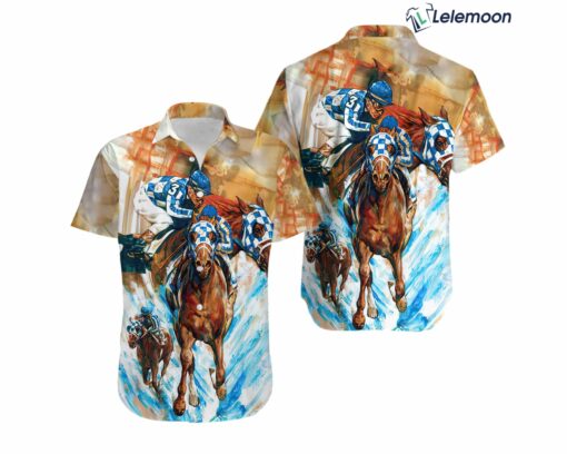 Horse Racing Kentucky Derby Hawaiian Shirt