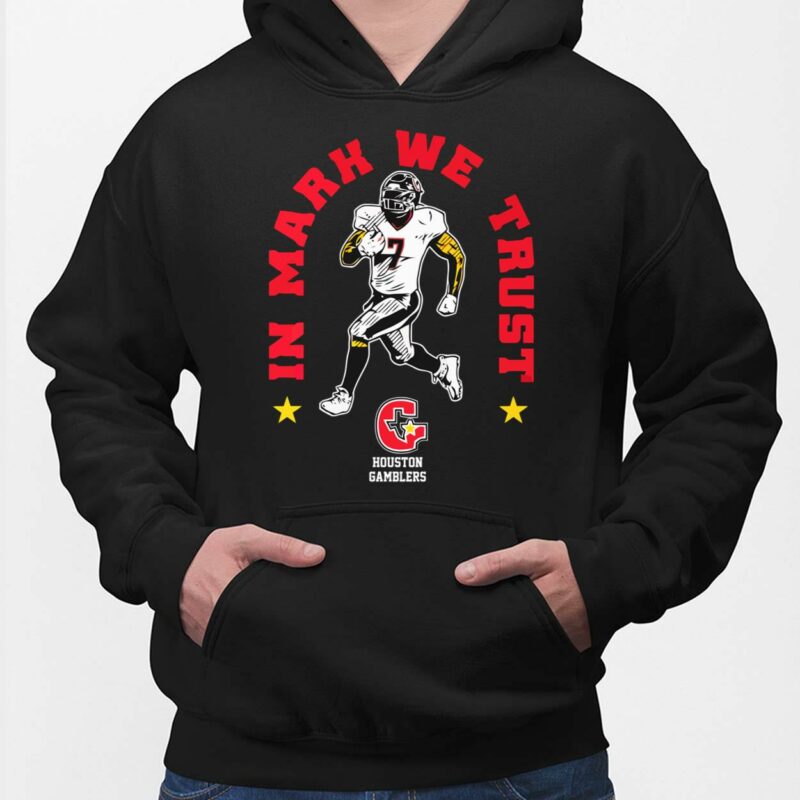 Houston Gamblers In Mark Thompson We Trust Shirt, Hoodie, Sweatshirt, Women Tee Houston Gamblers In Mark Thompson We Trust Shirt, Hoodie, Sweatshirt, Women Tee