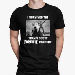 I Survived The Travis Scott Fortnite Concert Shirt, Hoodie, Sweatshirt, Women Tee