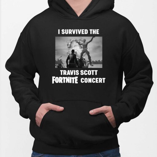 I Survived The Travis Scott Fortnite Concert Shirt, Hoodie, Sweatshirt, Women Tee