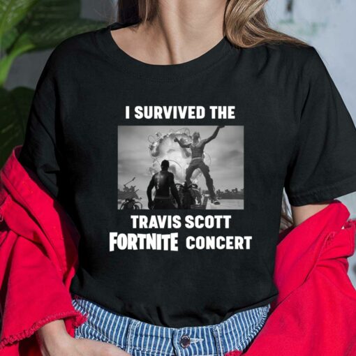 I Survived The Travis Scott Fortnite Concert Shirt, Hoodie, Sweatshirt, Women Tee